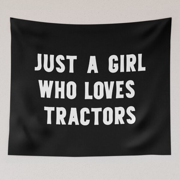 Item preview, Just A Girl Who Loves Tractor Funny Tractor Lover designed and sold by RareBunny.