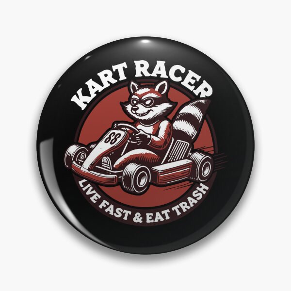 Item preview, Go-Kart Racer Live Fast & Eat Trash designed and sold by LuminOrb.