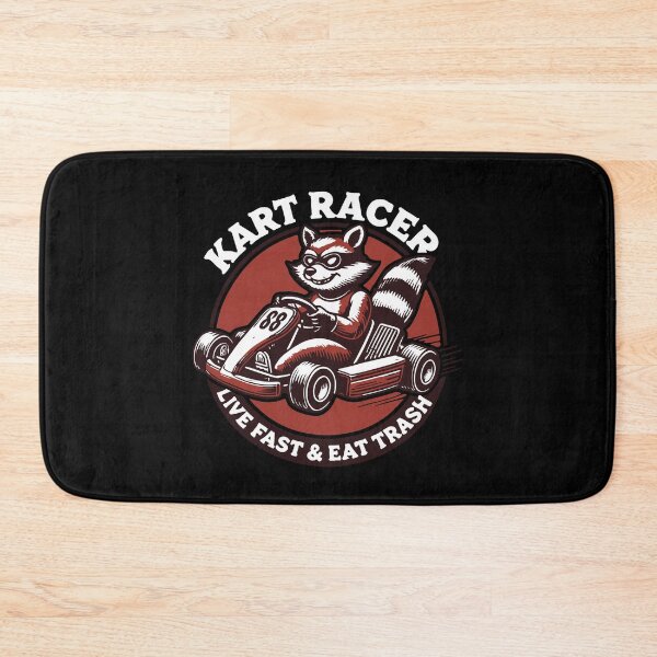 Artikelvorschau, Kart Racer Waschbär Go-Kart Abenteuer entworfen und verkauft von LuminOrb.