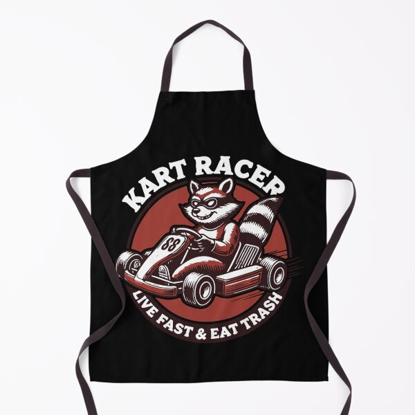 Item preview, Go-Kart Racer Live Fast & Eat Trash designed and sold by LuminOrb.