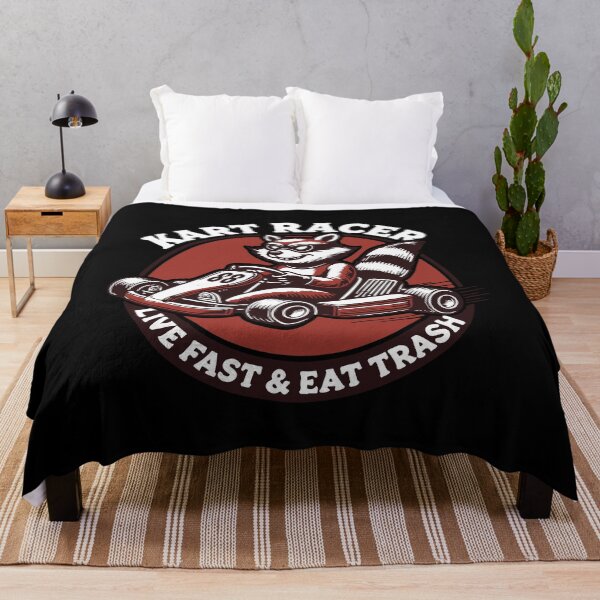 Item preview, Go-Kart Racer Live Fast & Eat Trash designed and sold by LuminOrb.