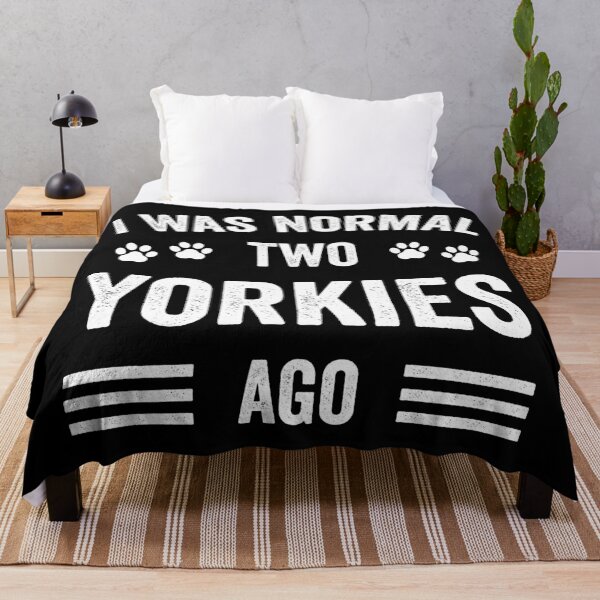 Item preview, I Was Normal Two Yorkies Ago Funny Yorkie Lover designed and sold by RareBunny.