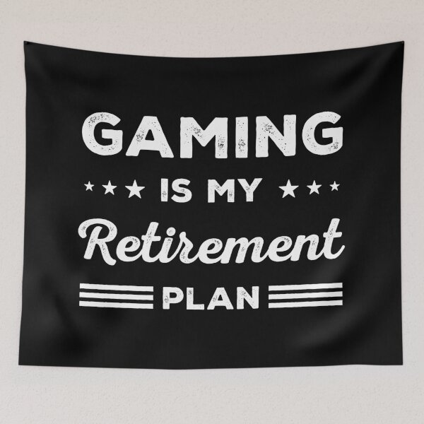 Item preview, Gaming Is My Retirement Plan Funny Gaming Lover designed and sold by RareBunny.