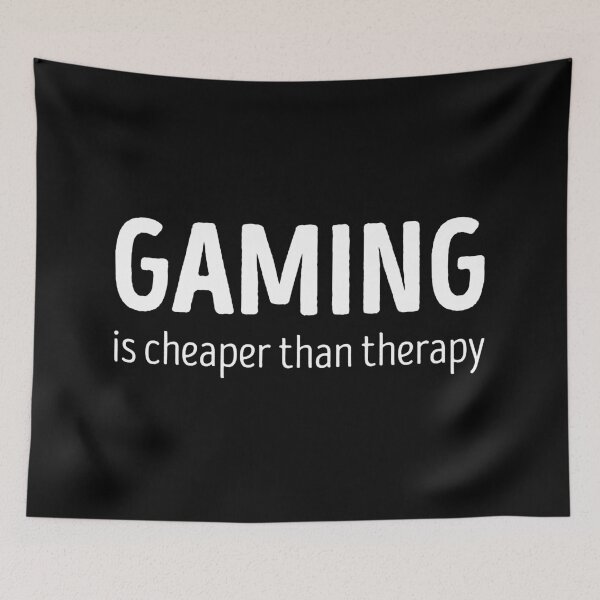 Item preview, Gaming Is Cheaper Than Therapy Funny Gaming Lover designed and sold by RareBunny.