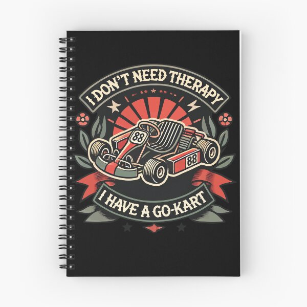 Item preview, I Don't Need Therapy I Have A Go-Kart Retro Vibe designed and sold by LuminOrb.