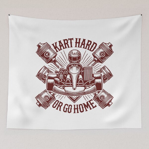 Item preview, Kart Hard Or Go Home Go-Kart Racing Spirit designed and sold by LuminOrb.