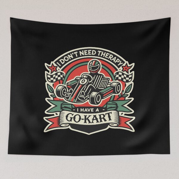 Item preview, Go-kart Driver Retro Saying Design designed and sold by LuminOrb.