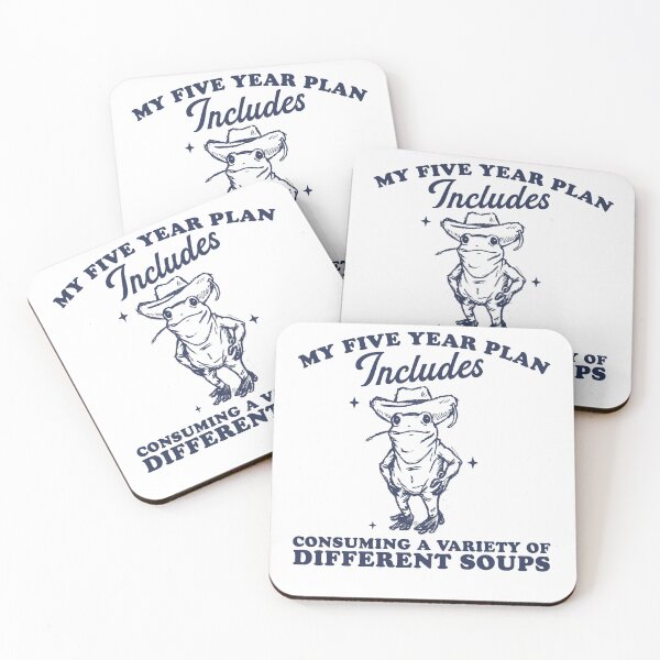 Item preview, My Five Year Plan Includes Consuming a Variety of Different Soups shirt, cowboy frog meme shirt, weird shirt, silly meme designed and sold by Rosqzz.
