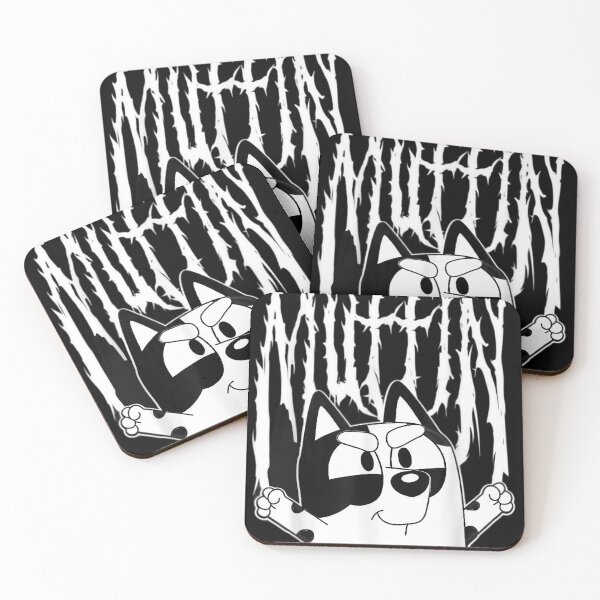 Item preview, Funny Muffin Metal - White Heeler Emotions Design designed and sold by Creative Spark.