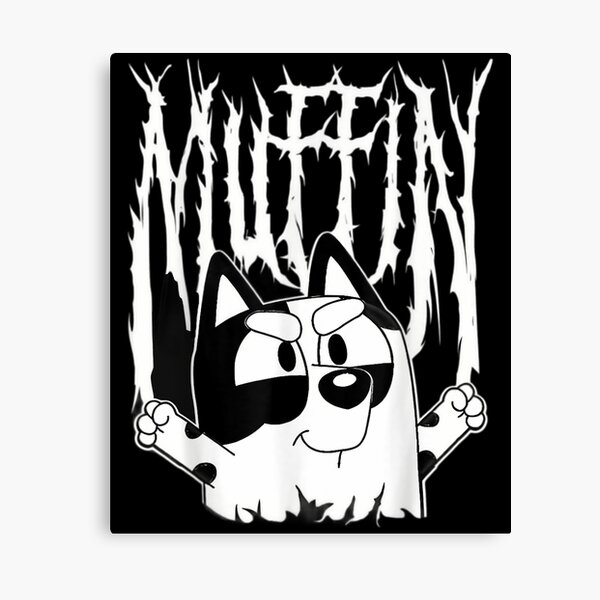 Vista previa del artículo con la obra «Divertido Muffin de metal: diseño de emociones de White Heeler», diseñado y vendido por Creative Spark.