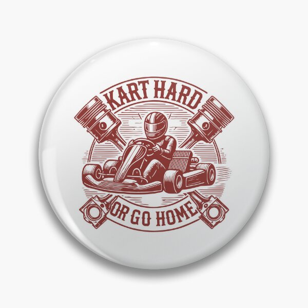 Item preview, Kart Hard Or Go Home Go-kart Design designed and sold by LuminOrb.