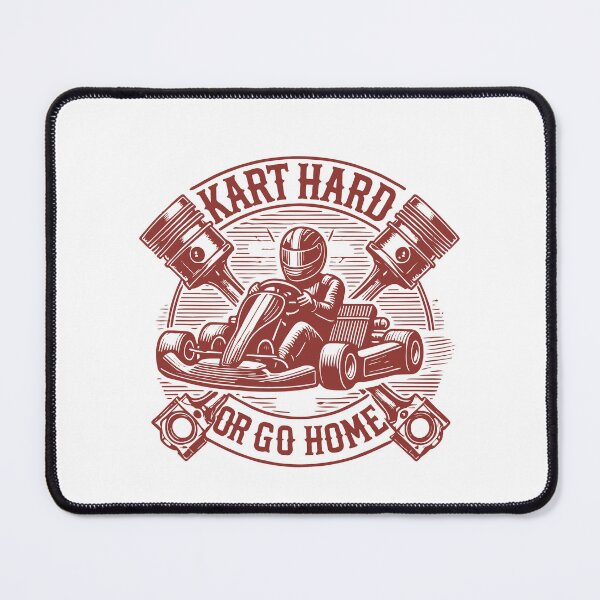Item preview, Kart Hard Or Go Home Go-kart Design designed and sold by LuminOrb.