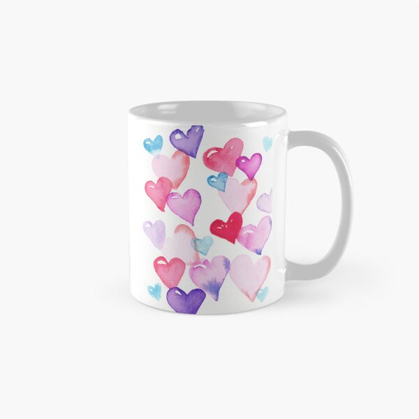 Item preview, Watercolor Hearts designed and sold by BundleofFoy.