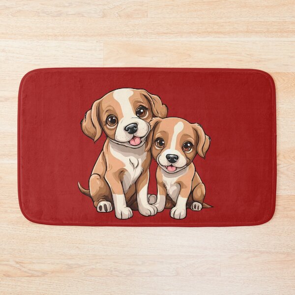 Item preview, TWO PUPPIES IN LOVE  designed and sold by infinitearte.