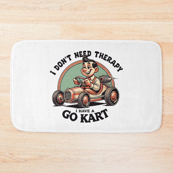 Item preview, No Therapy I Have A Go-kart Cartoon designed and sold by LuminOrb.