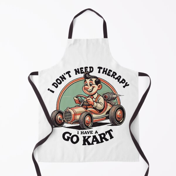 Item preview, No Therapy I Have A Go-kart Cartoon designed and sold by LuminOrb.