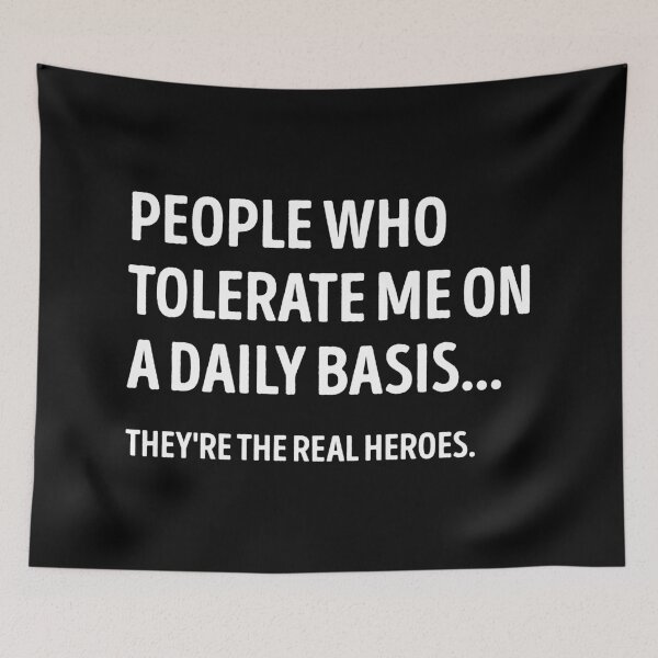 Item preview, People Who Tolerate Me Funny Sarcastic designed and sold by WhistleCloset.