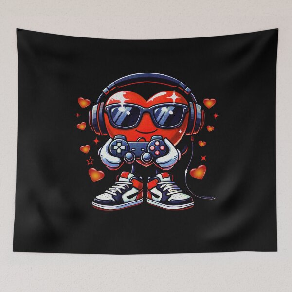 Item preview, Funny Gamer Heart For Girls Boys Kids_Cool Valentine's Day Gift designed and sold by Kenza-Store.