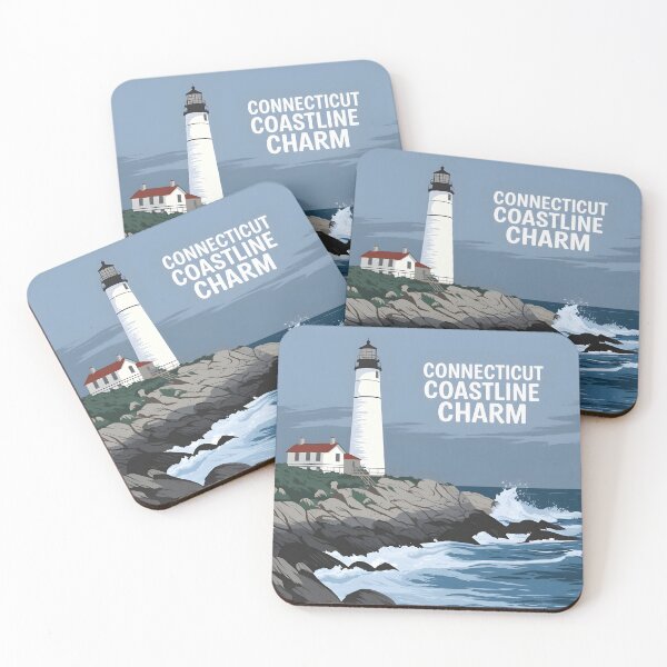 Item preview, Connecticut:Coastline Charm designed and sold by ArtFlow Creations.