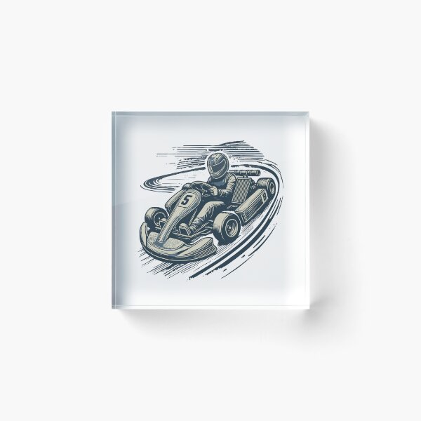 Item preview, Racer Go-kart Adventure Style designed and sold by LuminOrb.