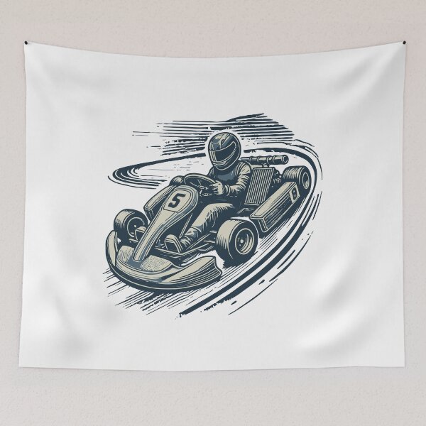 Item preview, Racer Go-kart Adventure Style designed and sold by LuminOrb.