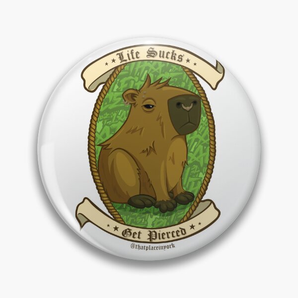 Item preview, Capybara of Wisdom designed and sold by thatplaceyork.
