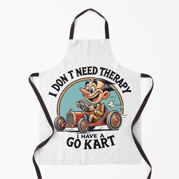 Item preview, No Therapy I Have A Go-kart Vintage Cartoon designed and sold by LuminOrb.