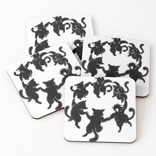 Item preview, Cat's Dancing Circle designed and sold by lu-PatataFrita.