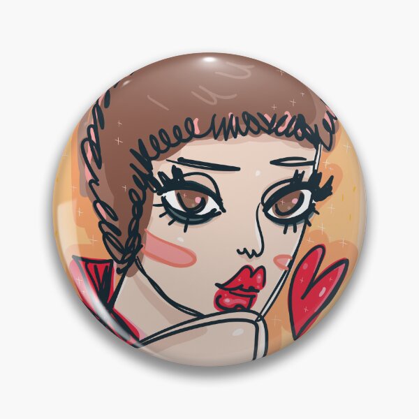 Item preview, Beautiful Diva Girl with Short Hair and Big Eyes designed and sold by MarinaBH.
