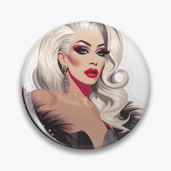 Item preview, The Vivienne - Glam Drag Queen Sticker designed and sold by Calymera.