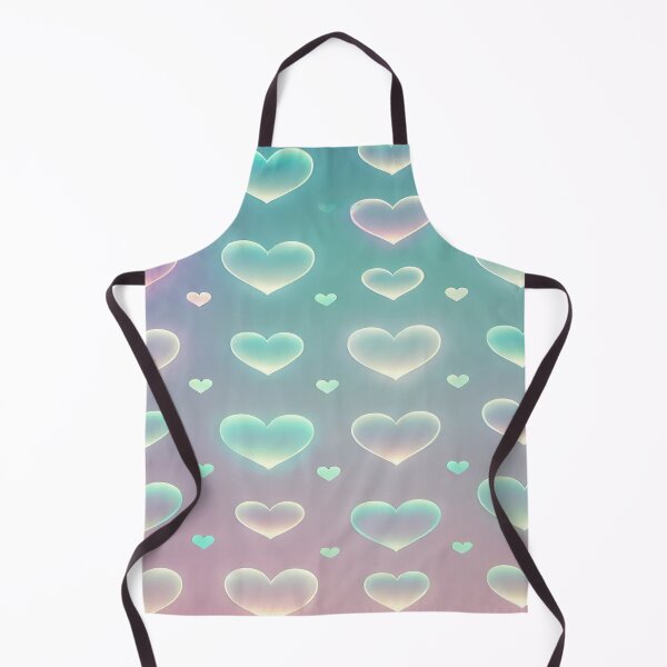Item preview, Glowing Lavender, Blue, and Mint Hearts Gradient Pattern designed and sold by 0Mystica0.