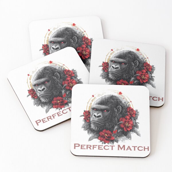 Item preview, Calm Gorilla Perfect Match Inspirational Animal Design designed and sold by Abderraim.