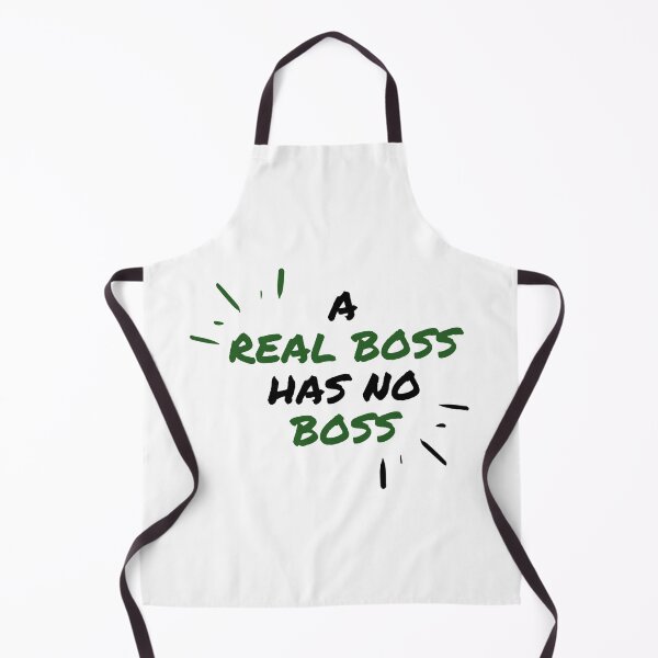 Item preview, A REAL BOSS HAS NO BOSS - Green & Black - Motivational/ Inspirational quotes designed and sold by TishCO.