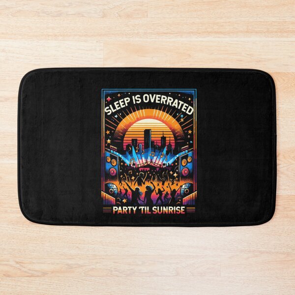 Item preview, Sleep Is Overrated – Party 'Til Sunrise Playful Mischievous designed and sold by Dressed For Duty.