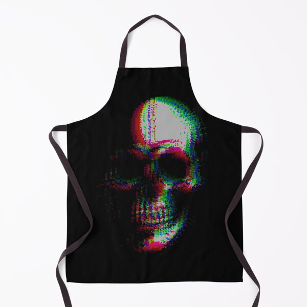 Artikelvorschau, Glitch Totenkopf Psychedelia entworfen und verkauft von weirdove.