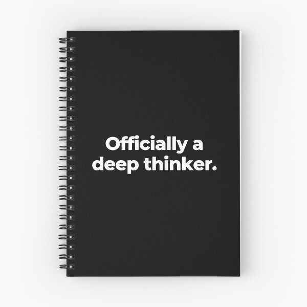 Item preview, Officially a deep thinker. designed and sold by MuzamilAhmed.