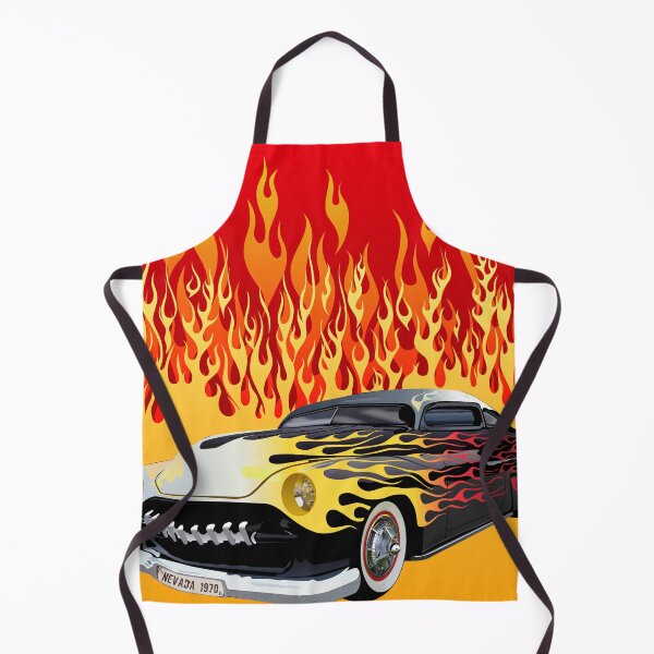 Item preview, hot rod fire flame american car vintage muscle car designed and sold by Achille3777.