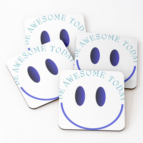 Item preview, BE AWESOME TODAY - BLUE - Motivational/ Inspirational quotes designed and sold by TishCO.