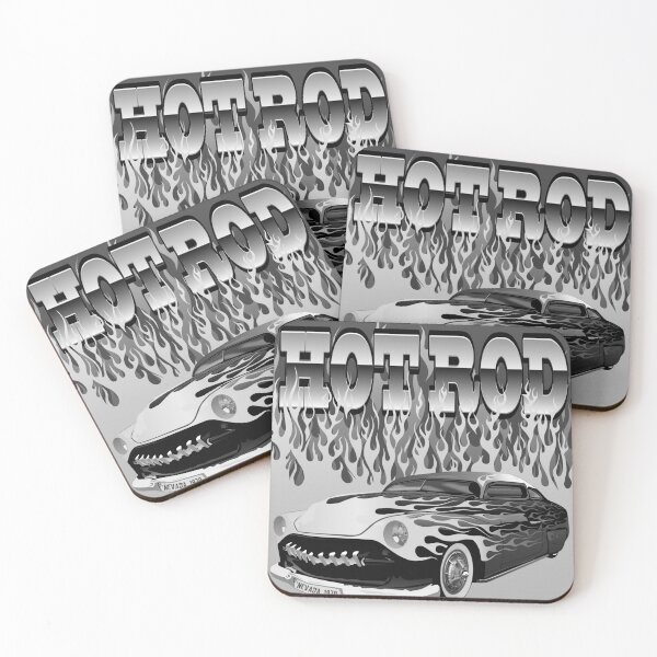 Item preview, hot rod flame burn fire vintage american car logo designed and sold by Achille3777.