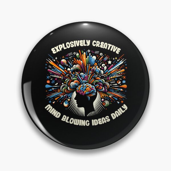 Item preview, Explosively Creative – Mind Blowing Ideas Daily Bold Traits  designed and sold by Dressed For  Duty.