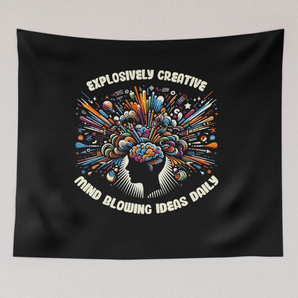 Item preview, Explosively Creative – Mind Blowing Ideas Daily Bold Traits  designed and sold by Dressed For  Duty.