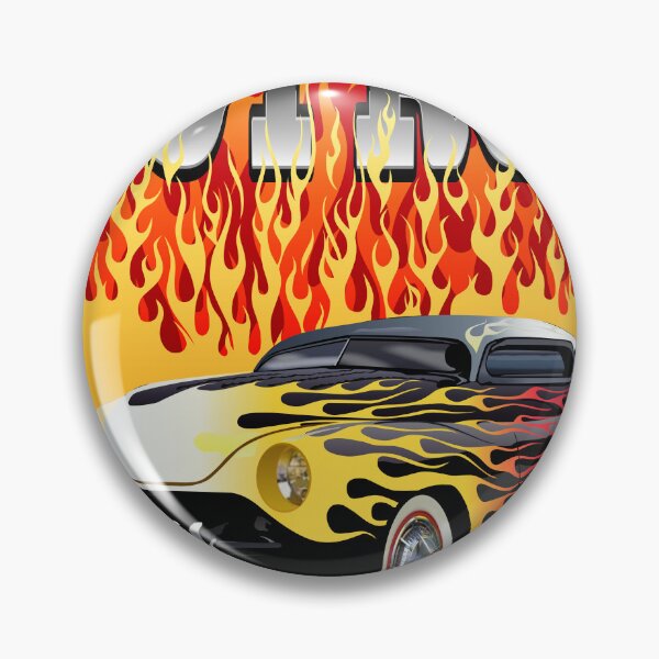 Item preview, hot rod flame burn fire american car muscle car logo designed and sold by Achille3777.