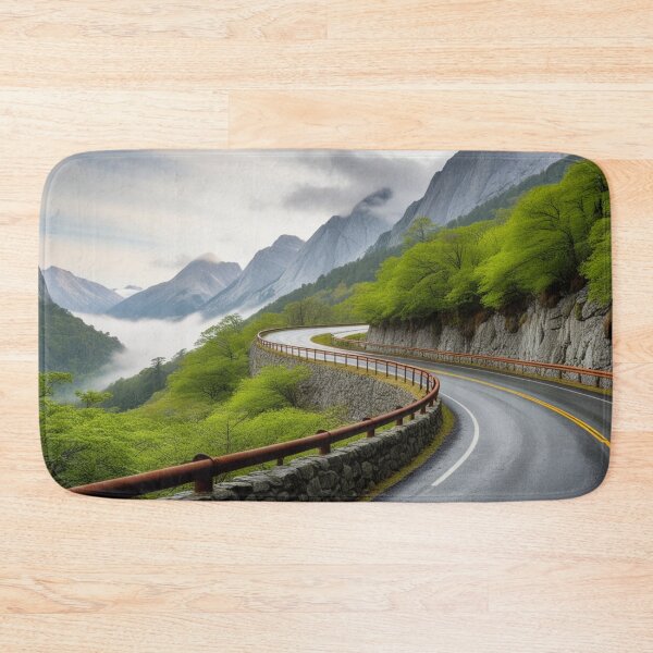 Item preview, Winding Road In The Mountains designed and sold by Izabela Włodarczyk.