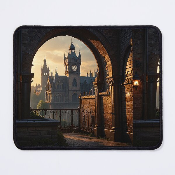Item preview, Victorian Clock Tower at Sunset designed and sold by PloynaphatArt.