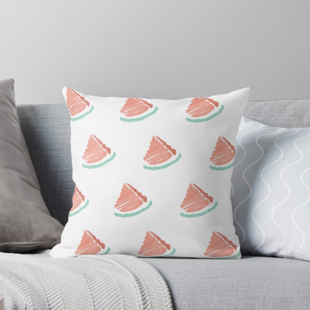 Item preview, Throw Pillow designed and sold by Watermelonbites.