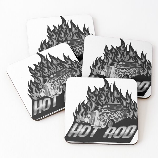 Item preview, hot rod flame fire car muscle car vintage designed and sold by Achille3777.