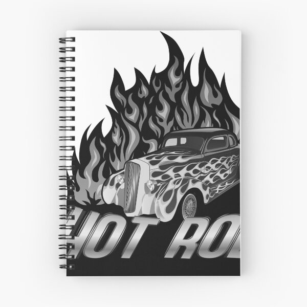 Item preview, hot rod flame fire car muscle car vintage designed and sold by Achille3777.