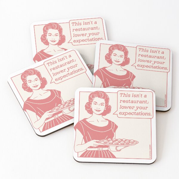 Item preview, Lower Your Expectations - Strawberry Red designed and sold by Atomic-Charm.