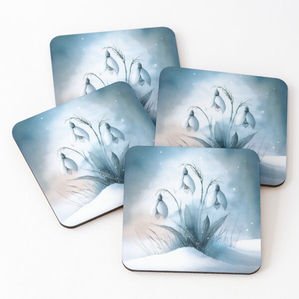 Item preview, Blue Snowdrops designed and sold by Blue Horse Photo Magic.