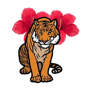Artwork thumbnail, TigerSticker by hsstudio2025
